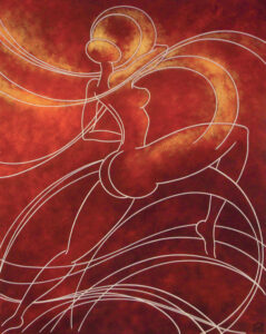 Pittura danza con me acrilico